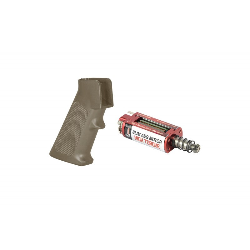 M4 Slim Pistol Grip + High Torque Slim AEG Motor ARES