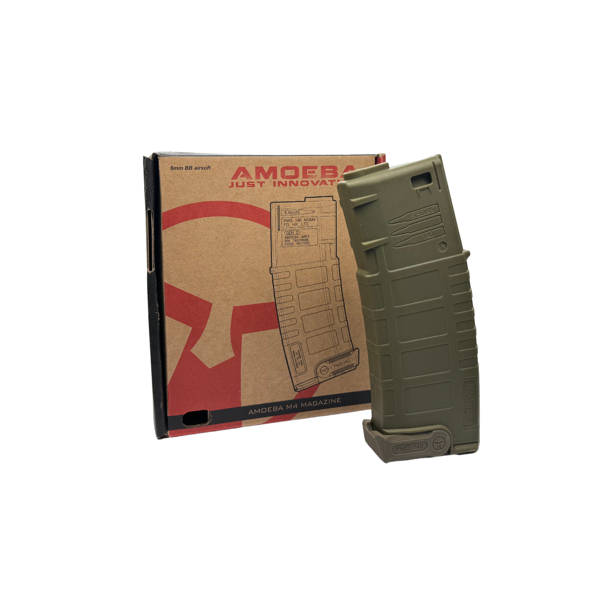 M4 - Mutant 140rd MAGAZINE - 5PCS BOX SET