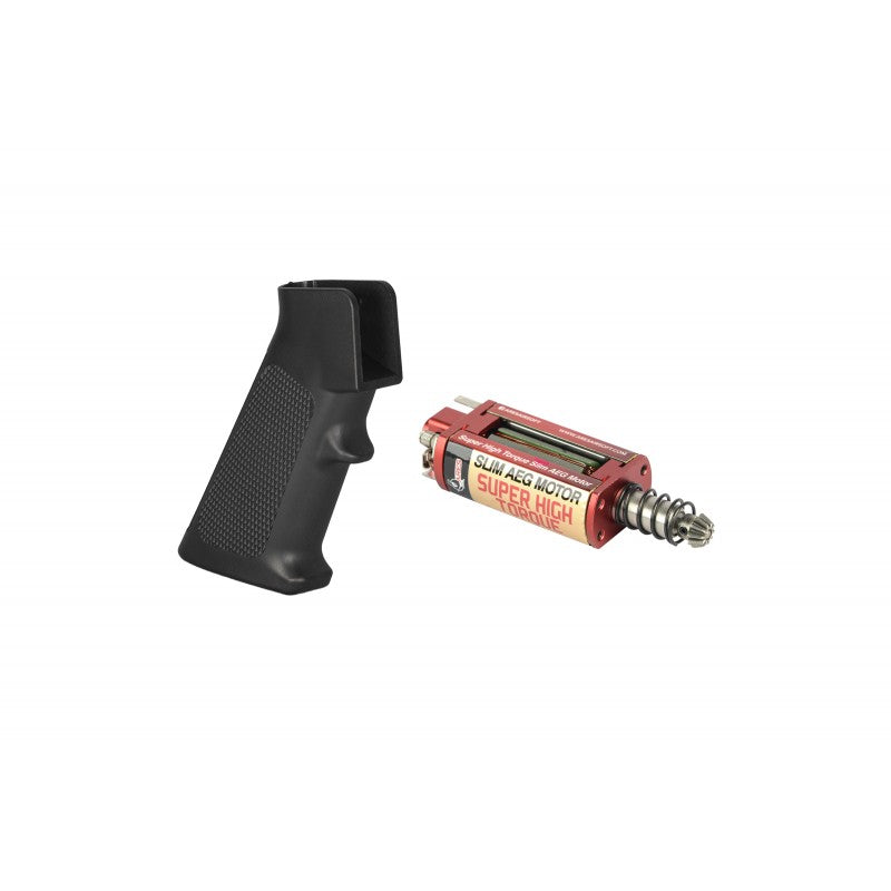 M4 Slim Pistol Grip + Super High Torque Slim AEG Motor ARES