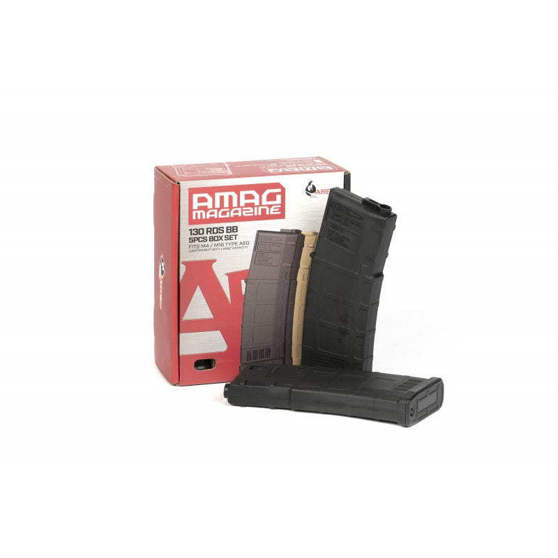 M4 AMAG 130rd Magazine (5pcs/Box) ARES