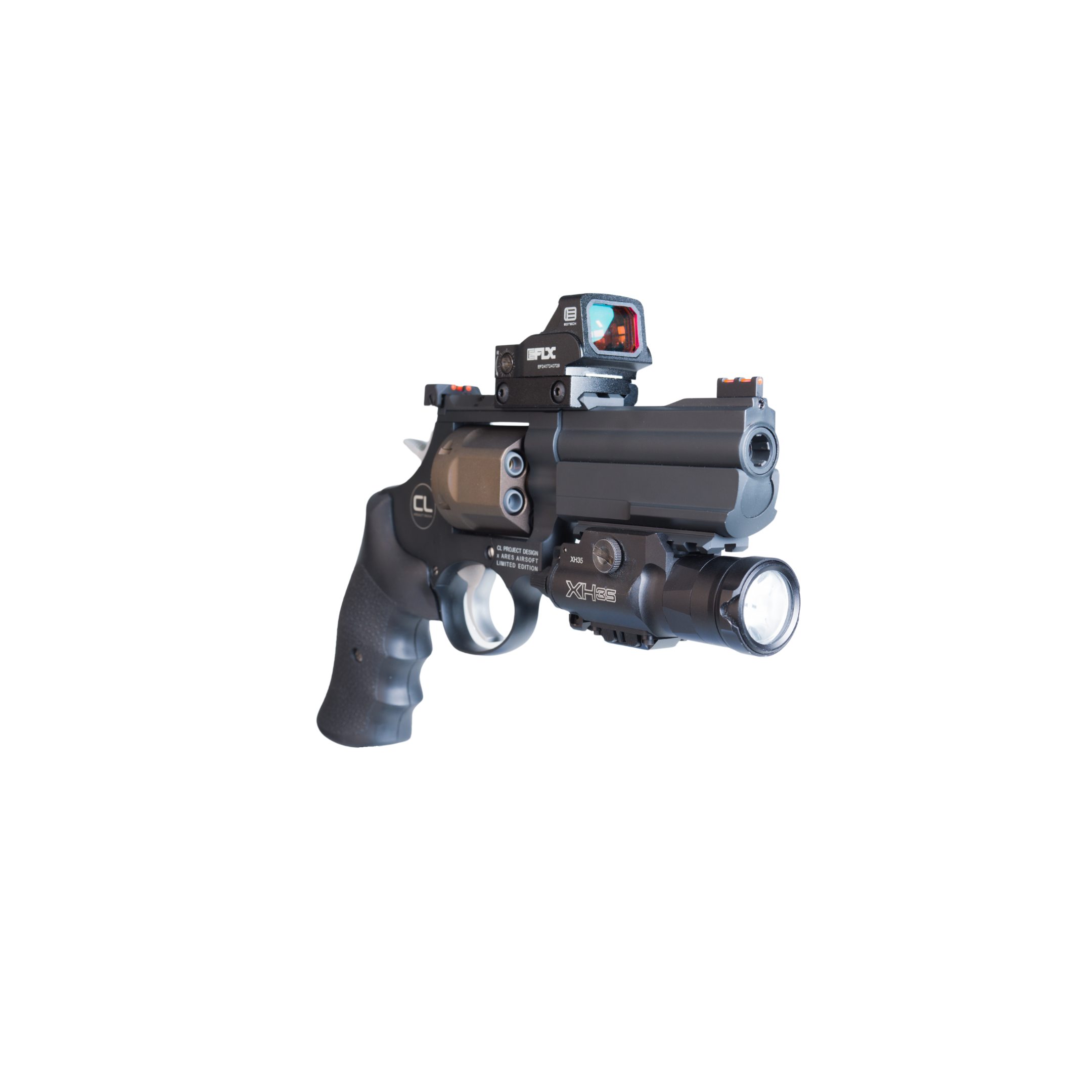 ARES x Clarence Lai Project Design CO2 Revolver - Combat Version (4" Barrel)
