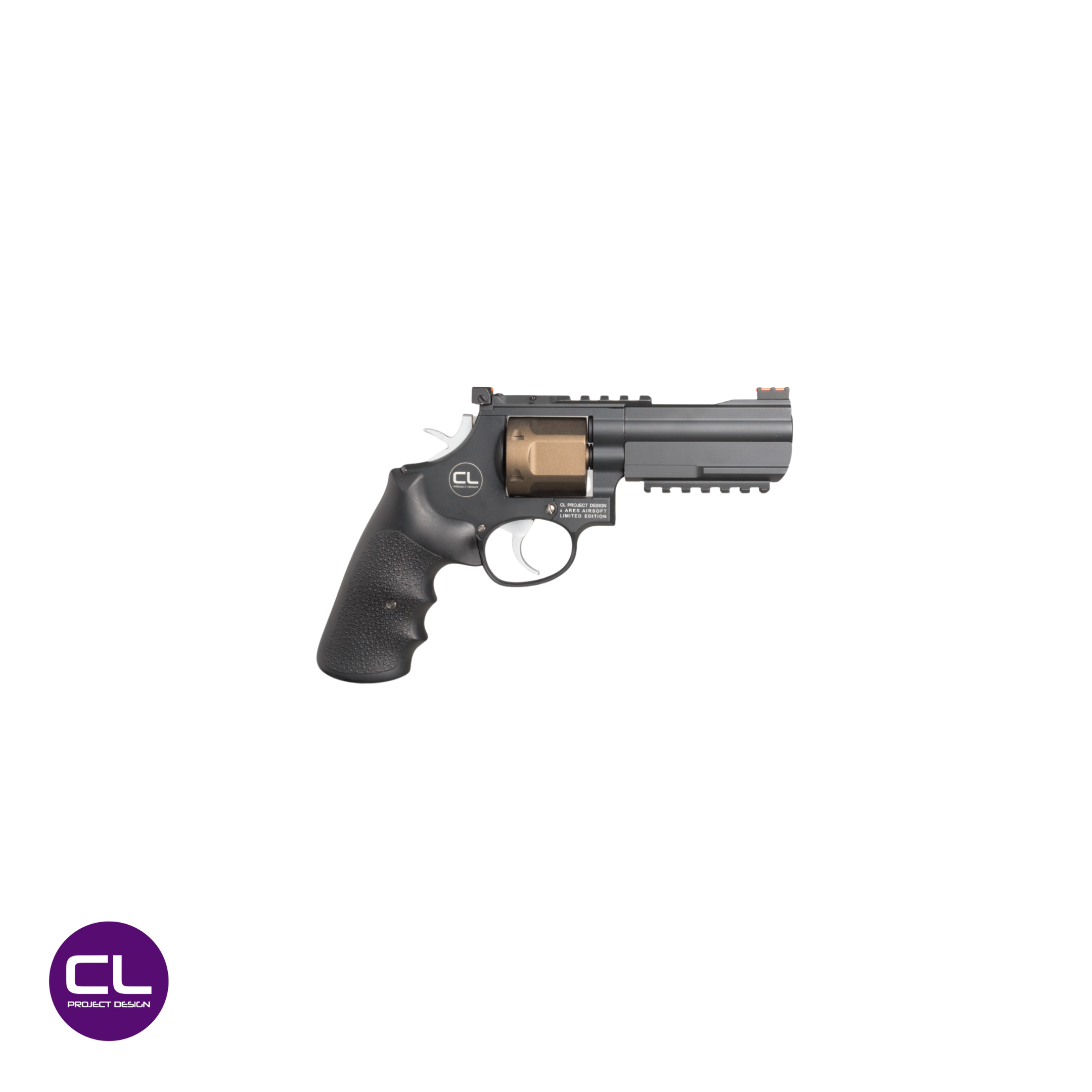 ARES x Clarence Lai Project Design CO2 Revolver - Combat Version (4" Barrel)