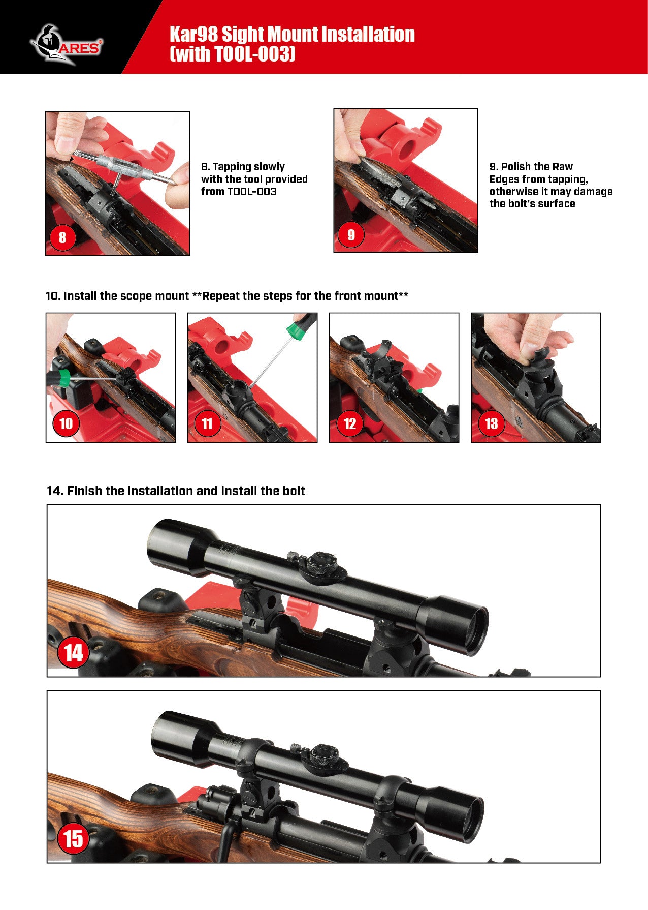 Kar98 Scope Mount Tool Set