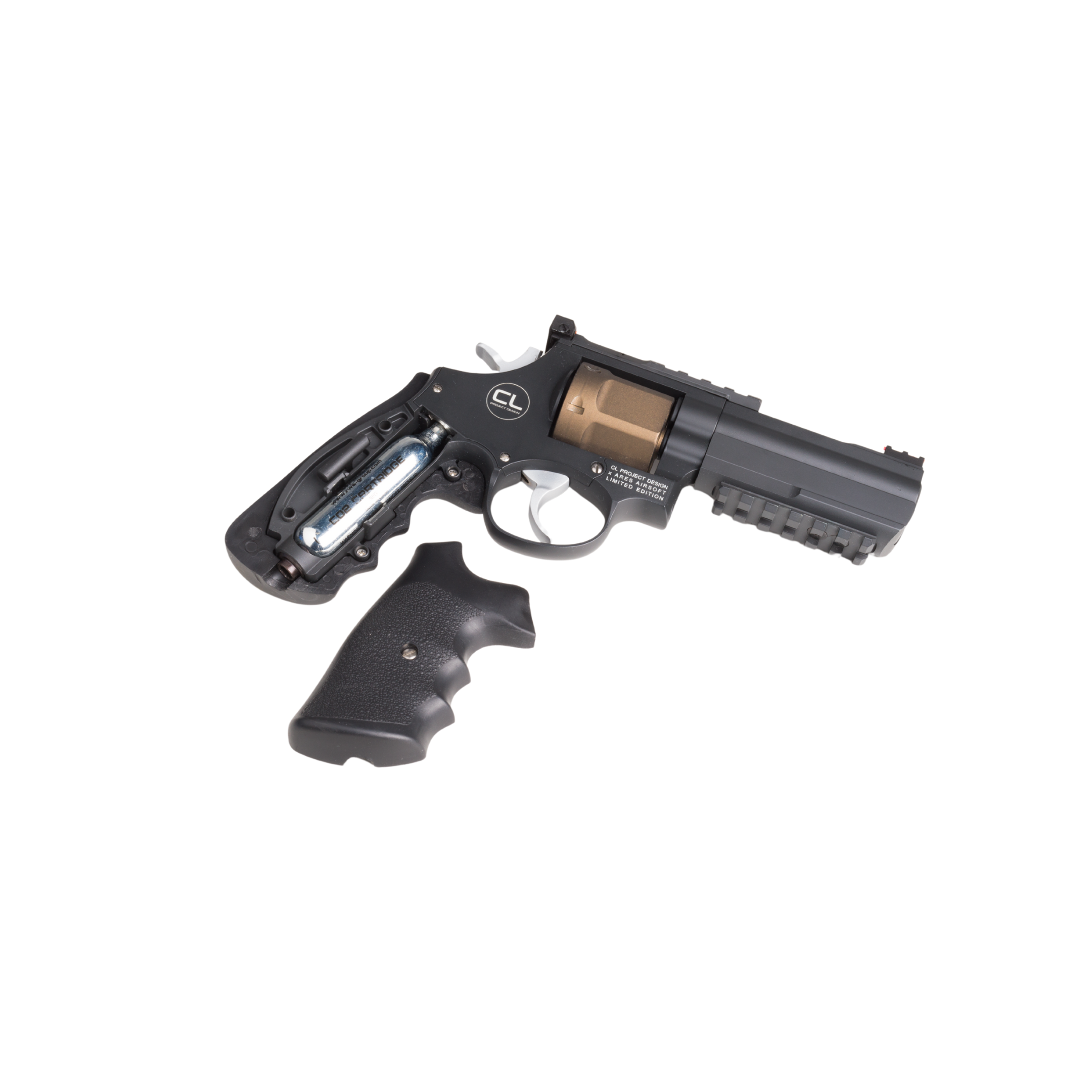 ARES x Clarence Lai Project Design CO2 Revolver - Combat Version (4" Barrel)