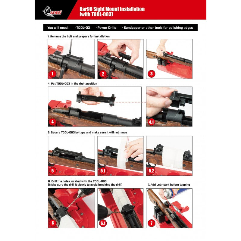 Kar98 Scope Mount Tool Set