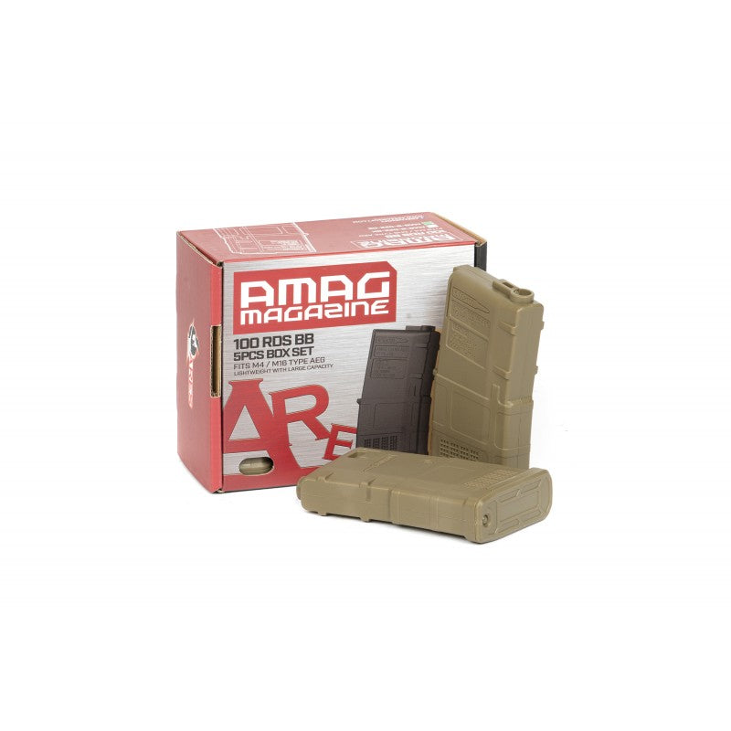 M4 AMAG 100rd Magazine (5pcs/Box) ARES